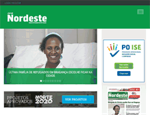 Tablet Screenshot of jornalnordeste.com